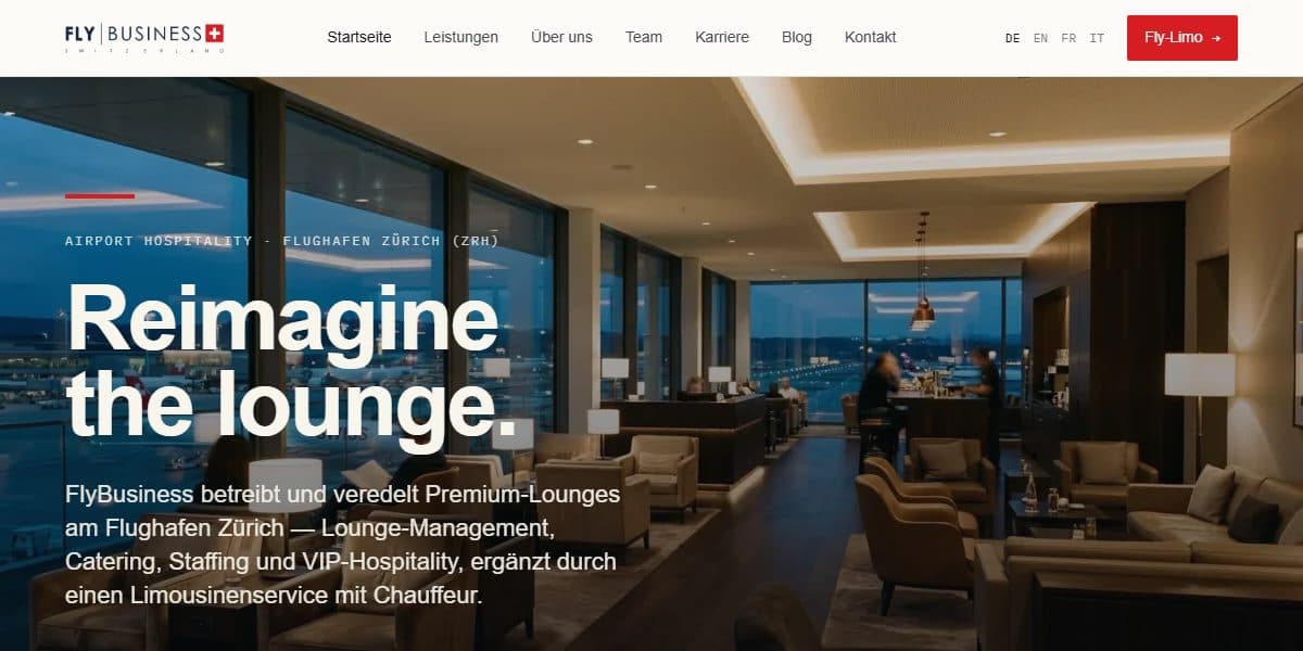 FlyBusiness web sitesi